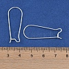 304 Stainless Steel Hoop Earring Findings STAS-P223-01S-04-3