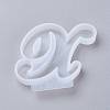 Letter DIY Silicone Molds X-DIY-I034-08X-1