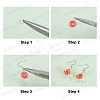 SUNNYCLUE Cup Bottle Pendant Earring Necklace DIY Making Kits DIY-SC0017-84-4