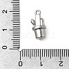 304 Stainless Steel Pendant Rhinestone Settings STAS-B167-05P-3
