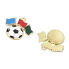 Alloy Enamel Pendants AL-CBAD1A5-01B-G-2