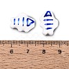 Handmade Porcelain Beads PORC-Q007-09B-4