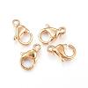 Ion Plating(IP) 304 Stainless Steel Lobster Claw Clasps STAS-H353-A-02G-1