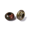 Natural Unakite European Beads G-N359-17A-03-2