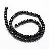 Natural Black Onyx Beads Strands G-P161-19-6x3mm-2