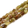 Natural Green Garnet Beads Strands G-K203-05-1