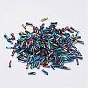 Glass Twisted Bugle Beads SEED-E002-5mm-809#-3