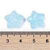 Transparent Spray Paint Glass Beads X1-GLAA-H035-02G-3