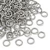 Tarnish Resistant 304 Stainless Steel Open Jump Rings X-STAS-R065-43-3