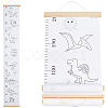 Dinosaur Pattern Removable Height Chart for Kids AJEW-WH0165-72B-1