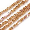 Electroplate Glass Bead Strands GLAA-F092-A05-1