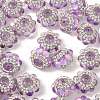 Sparkling Acrylic Rhinestone Round Beads OACR-NH0002-01B-07-2