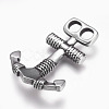 304 Stainless Steel Hook Clasps STAS-O101-51AS-2