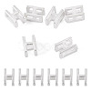 6Pcs 925 Sterling Silver Hollow Initial Beads STER-TA0001-53H-1