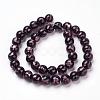 Handmade Silver Foil Lampwork Beads Strands FOIL-L016-A07-2