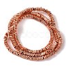 Electroplated Synthetic Non-magnetic Hematite Beads Strands G-G849-07A-RG-3