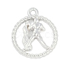 Twelve Constellations Alloy Pendants PALLOY-Q006-01E-S-1