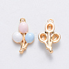 Brass Enamel Charms X-KK-T049-040G-NF-2