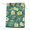 Gold Stamping Christmas Velvet Storage Bags ABAG-Q053-01B-03E-1