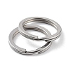 Non-Tarnish 304 Stainless Steel Split Key Rings STAS-Q314-01D-P-2