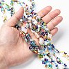 Handmade Millefiori Glass Beads Strands LK137-5