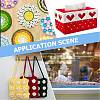 4 Sheets Rectangle Plastic Mesh Canvas Sheets DIY-CP0012-72B-4