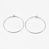 316 Surgical Stainless Steel Hoop Earrings Findings STAS-F149-32P-B-2