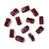 2-Hole Opaque Glass Seed Beads SEED-N004-002-A02-2