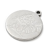 201 Stainless Steel Pendants SA-CBA3D3A-05P-08-2