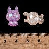 Transparent Crackle Acrylic Beads AC-CBA4496-04-3