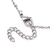 Round Natural Cultured Freshwater Pearl Pendant Necklaces X-NJEW-JN04965-5