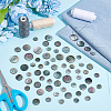 Nbeads 26Pcs 4 Style Natural Shell Buttons BUTT-NB0001-67-4