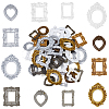 48Pcs 12 Styles Resin Embossed Photo Frames AJEW-NB0007-87-1