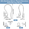 50Pcs 304 Stainless Steel Earring Hooks STAS-BBC0009-93-2