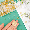 600Pcs 2 Colors Brass Split Rings KK-SP0001-82B-3