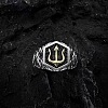 Trident Pattern Alloy Finger Rings for Men FS-WGDDE62-03-2