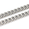 Tarnish Resistant 201 Stainless Steel Cuban Link Chains CHS-L001-51-2.2mm-1