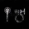 Plastic Clip-on Earring Findings KY-F007-03-3