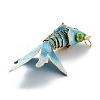 Brass Cloisonne Pendants KK-P251-A06-G-3