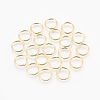 Brass Open Jump Rings X-KK-J0CPE-12mm-G-FF-1