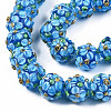 Handmade Lampwork Beads Strands LAMP-N021-015A-07-3