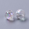 Eco-Friendly Transparent Acrylic Beads PL732-2-2