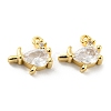 Brass Charms KK-D090-07G-1