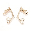 Brass Peg Bails Pendants KK-E760-30G-NF-1