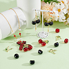 DIY Cherry Pendant Jewelry Kits DIY-PH0029-91-4