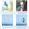 Waterproof PVC Laser No-Glue Stickers DIY-WH0304-221K-3