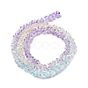 Transparent Glass Bead Strands GLAA-H023-03F-3