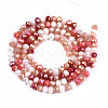 Opaque Glass Beads Strands X-GLAA-T006-12C-2