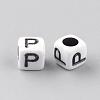 Opaque Acrylic Beads SACR-Q188-02P-2