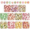 220Pcs 11 Colors Dyed Handmade Lampwork Beads LAMP-TA0001-41B-2